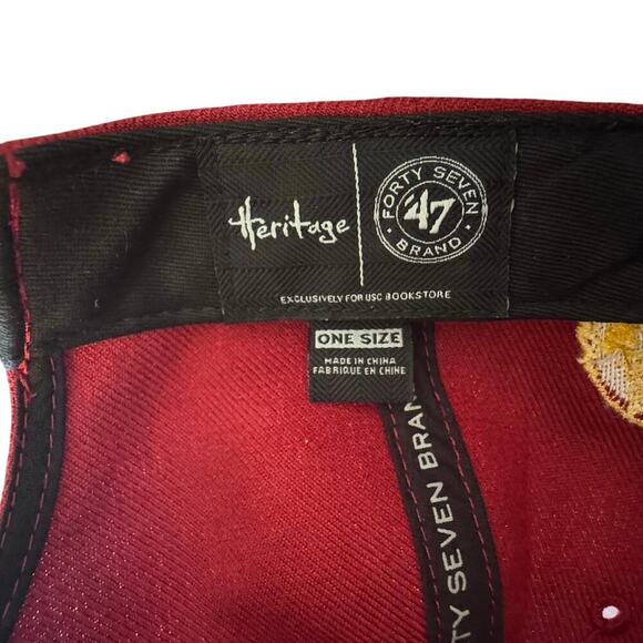 NCAA USC Trojans 47 Brand Heritage Adjustable Baseball Cap Football Athletics - Picture 6 of 9